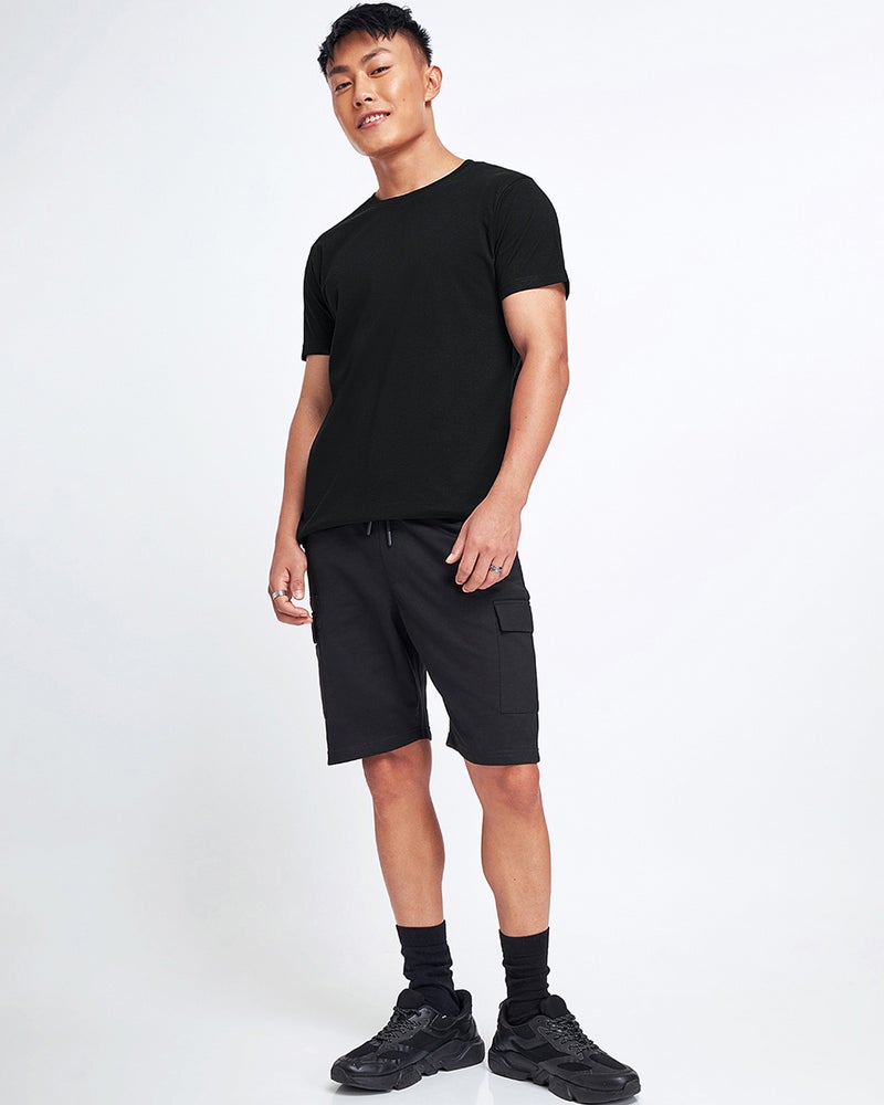 bewakoof Men's Black T-shirt - Image 4
